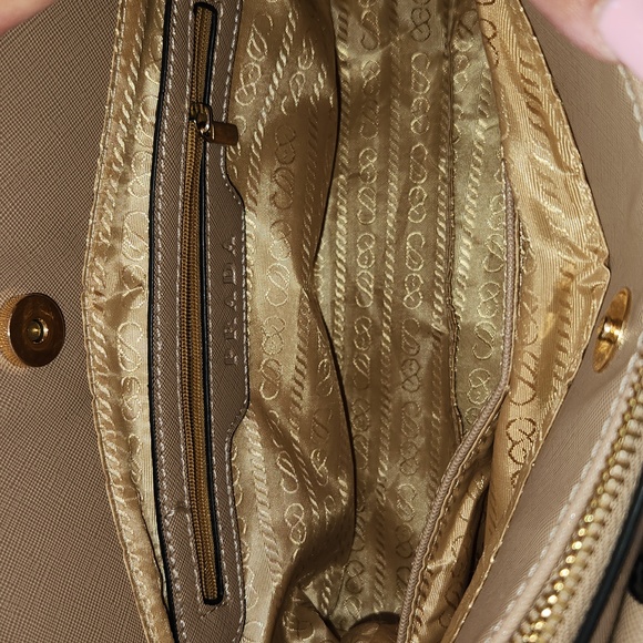 Tan Purse with Gold Accents - Picture 5 of 7